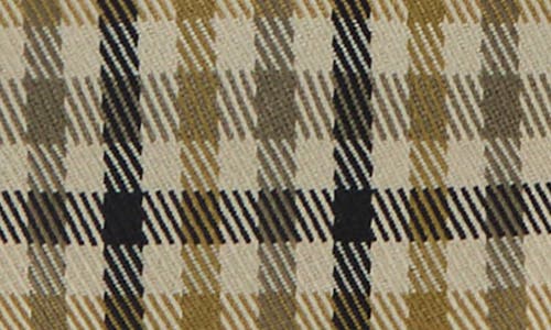 Mango Cap With Check Visor Medium Brown In Green