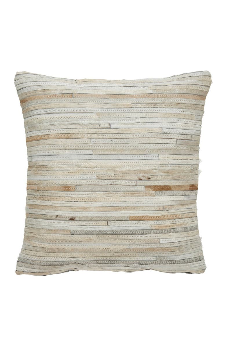 Modern Threads Aliso Decorative Leather Pillow Cover, Main, color,