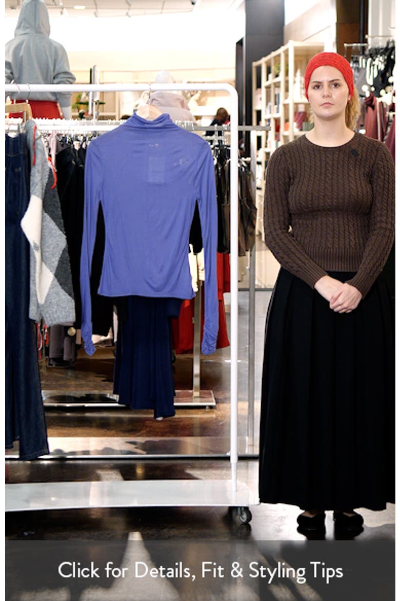 Funnel Neck Long Sleeve Top video