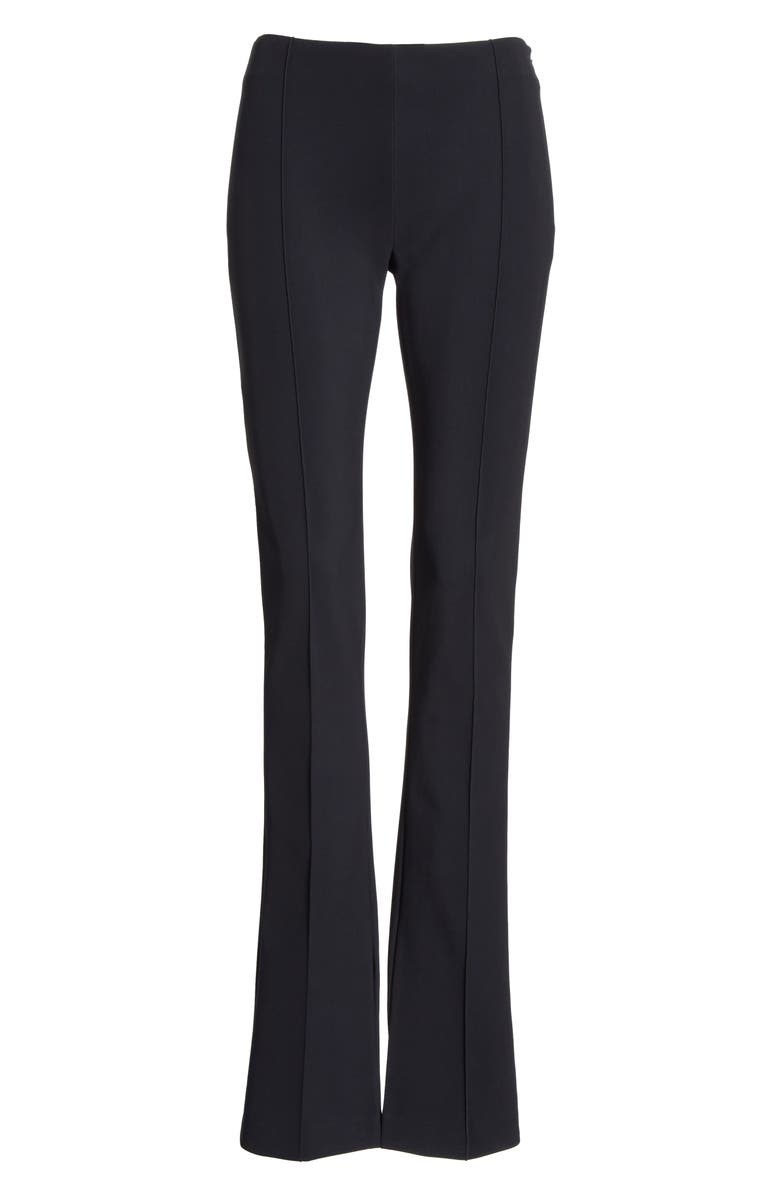Adam Lippes Side Slit Bonded Neoprene Pants, Alternate, color,