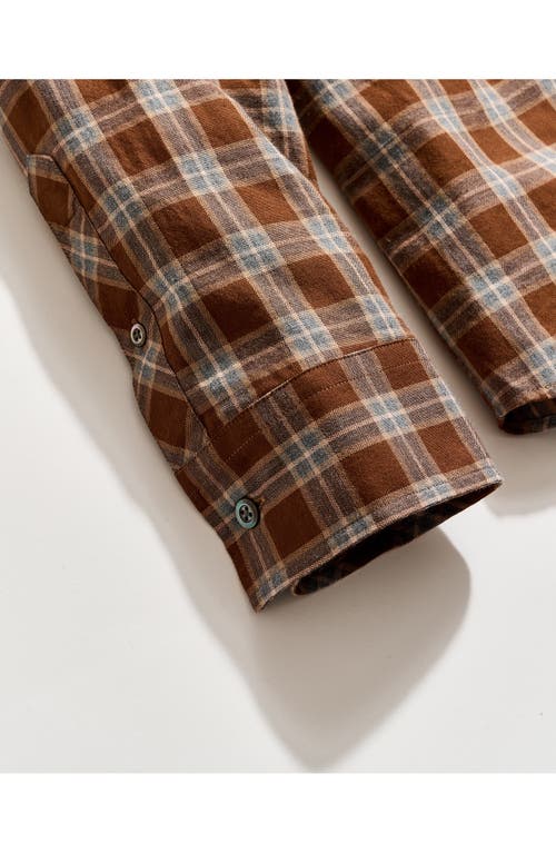 Billy Reid Standard Fit Windowpane Check Cotton Flannel Button-up Shirt In Multi