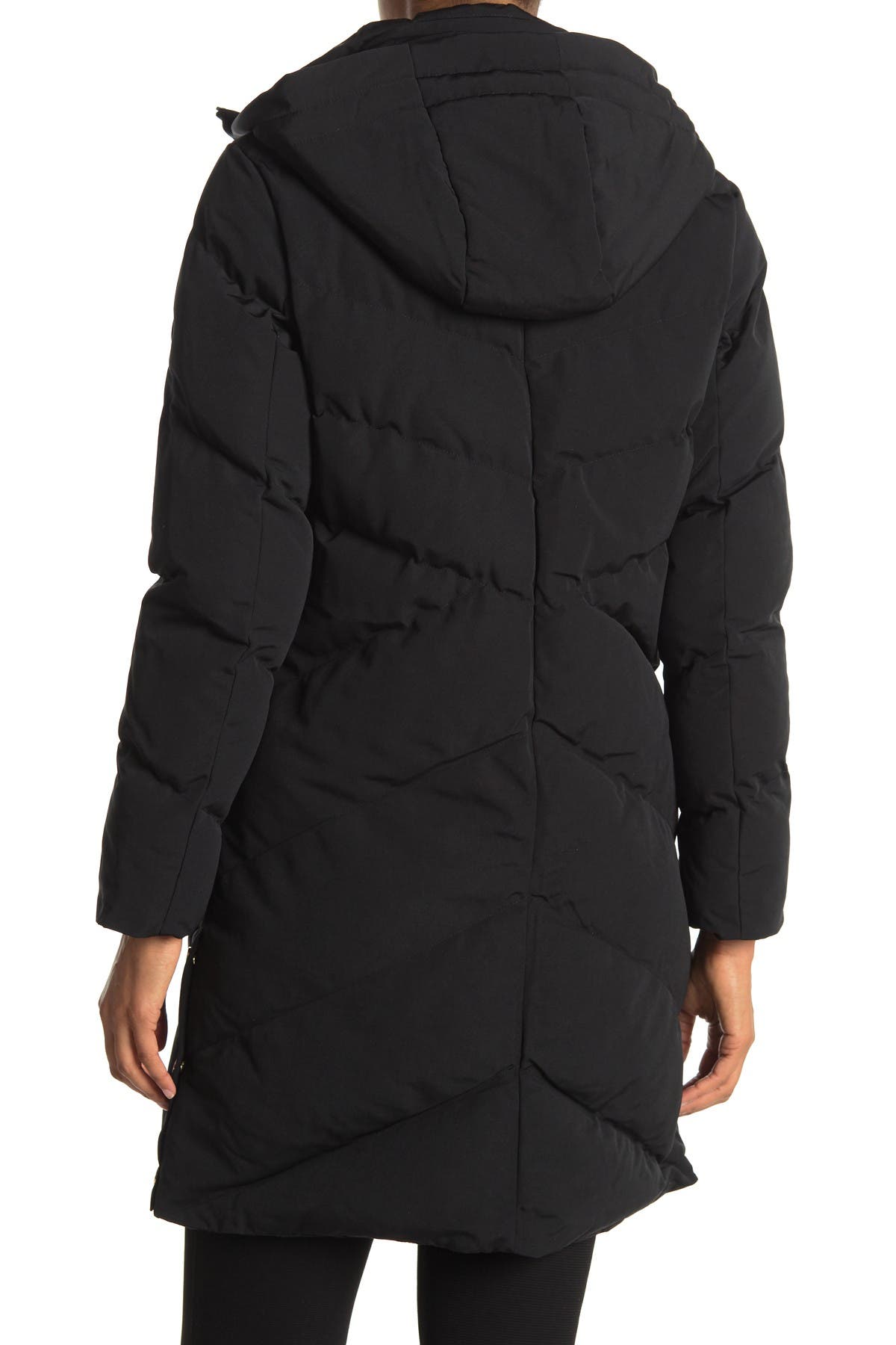French Connection Hooded Long Puffer Jacket (Women) | Nordstromrack