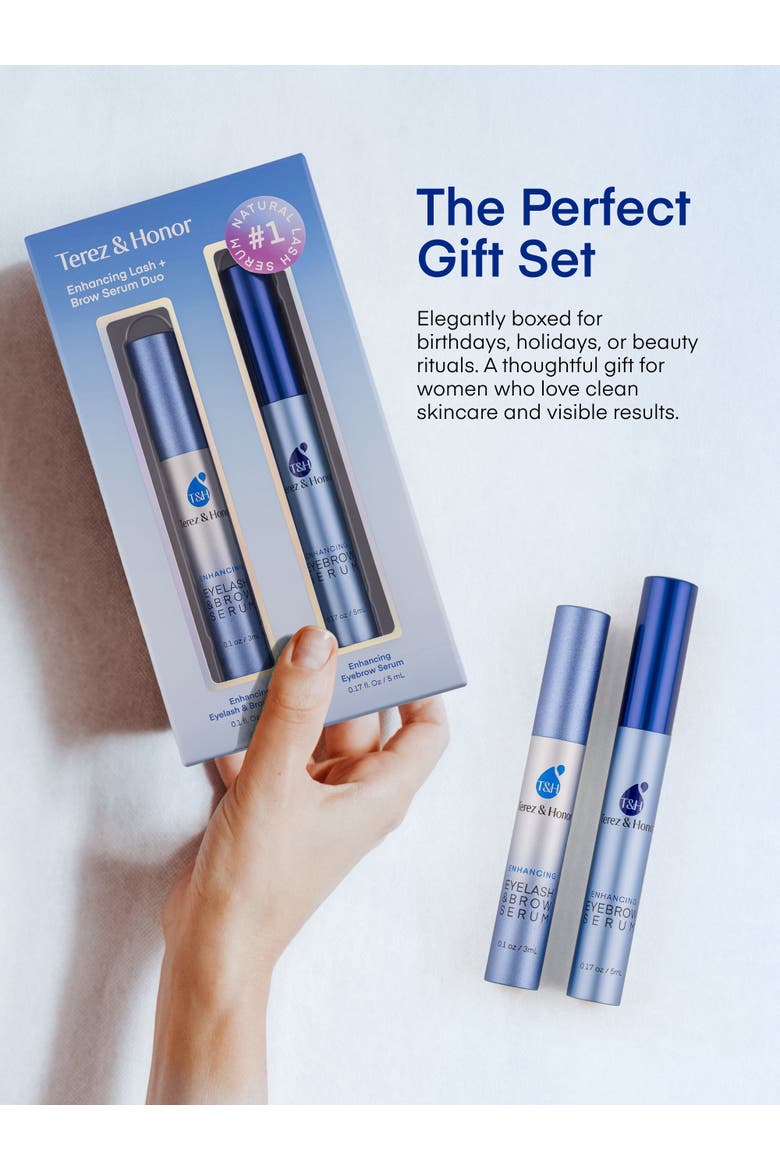 Advanced Enhancing Eyelash and Eyebrow Serum, Alternate, color, No Color