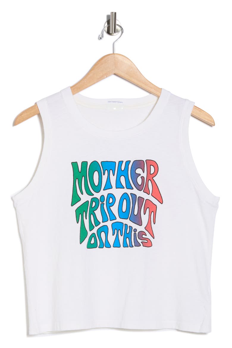 The Strong & Silent Type Cotton Graphic Tank, Alternate, color, TRIP OUT ON THIS