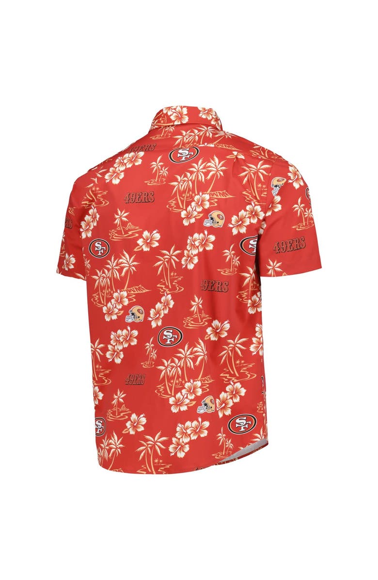 Reyn Spooner Men's Reyn Spooner Scarlet San Francisco 49ers Kekai Button-Up Shirt, Alternate, color, Scarlet