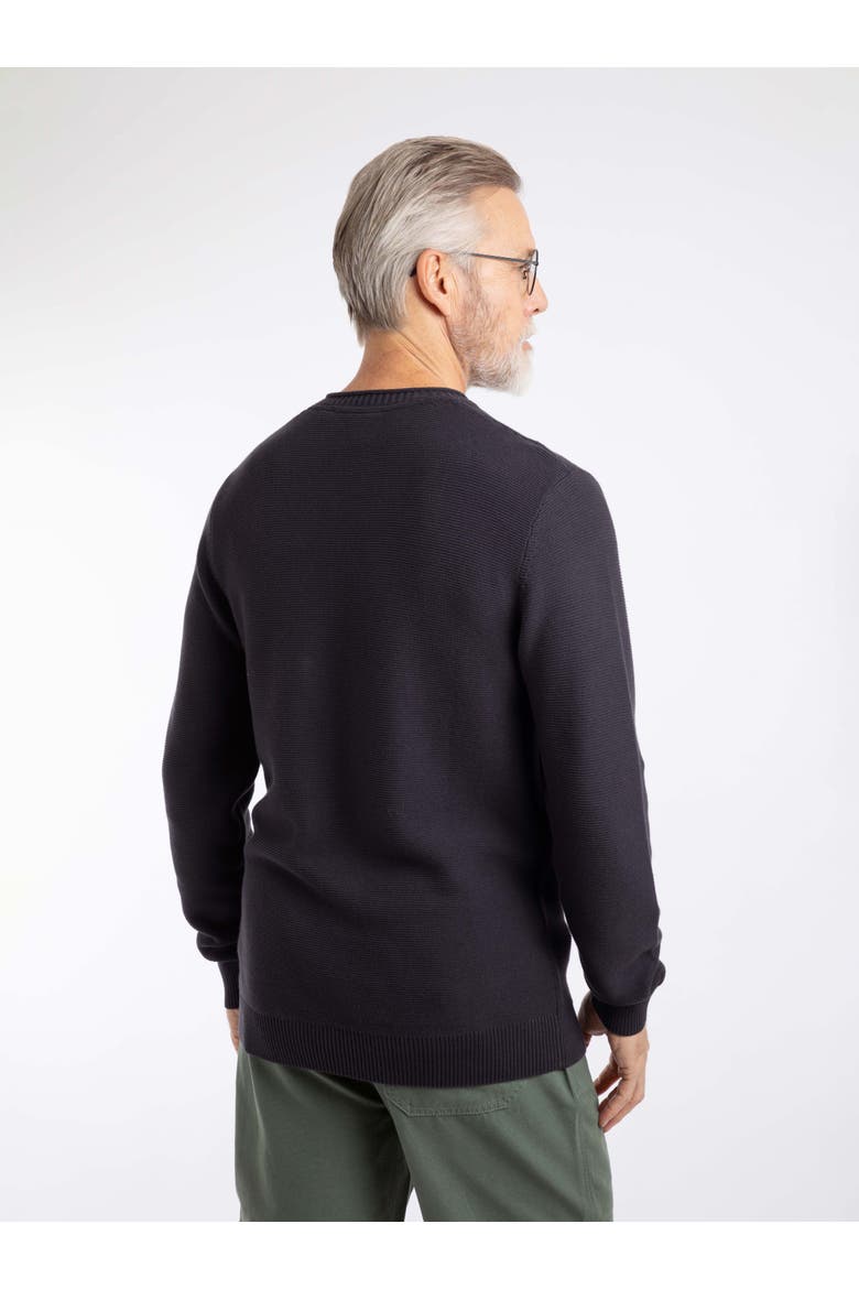 Rhett Crew Neck Knitted Jumper, Alternate, color, Dark Navy