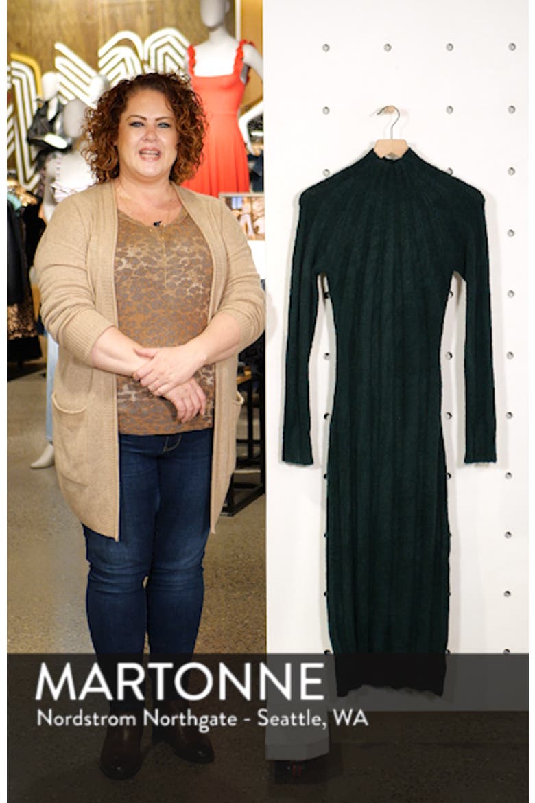 Wide Rib Sweater Dress video