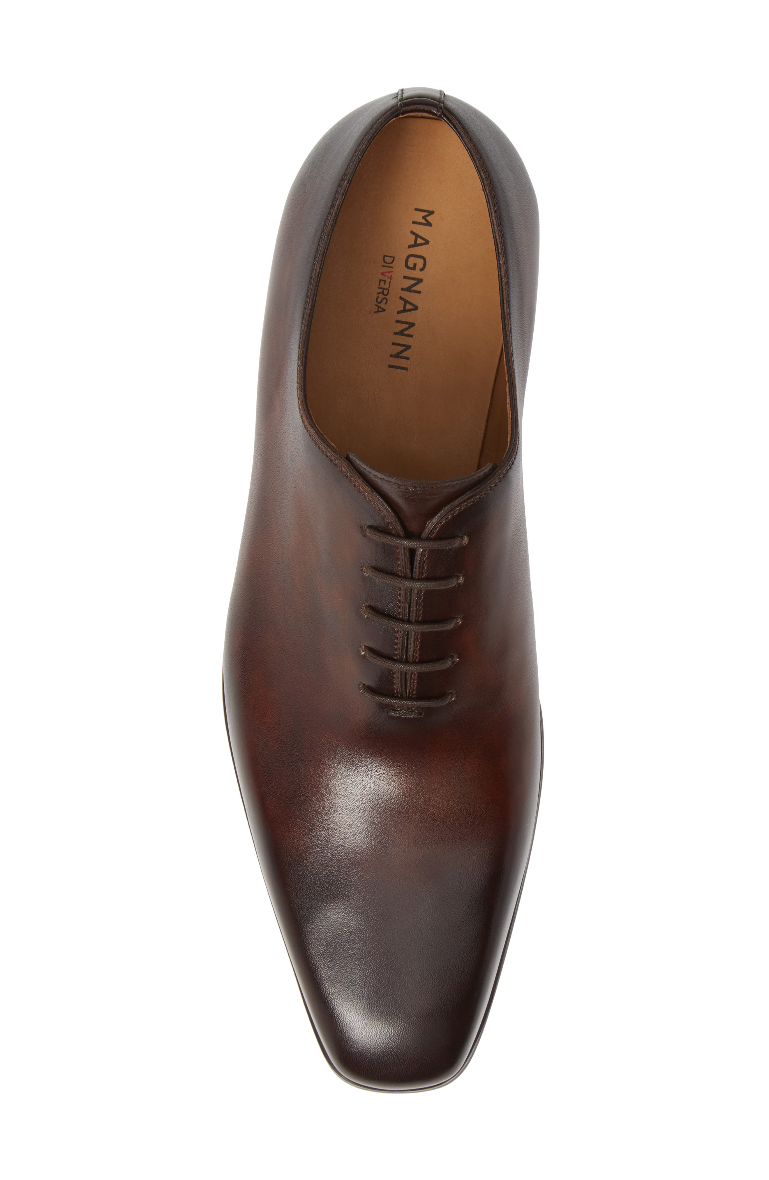 Ryder Diversa Plain Toe Whole Cut Shoe, Alternate, color, TOBACCO LEATHER