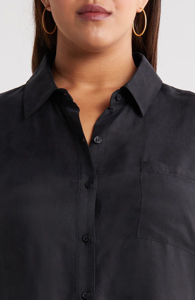 Nordstrom One Pocket Short Sleeve Button-Up Shirt, Alternate, color, 