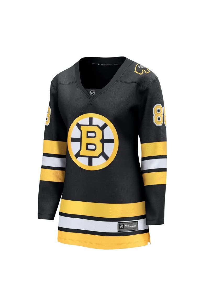 Women's Fanatics David Pastrnak Black Boston Bruins Home Breakaway Player Jersey, Alternate, color, Black
