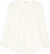 Nordstrom V-Neck Button-Up Top