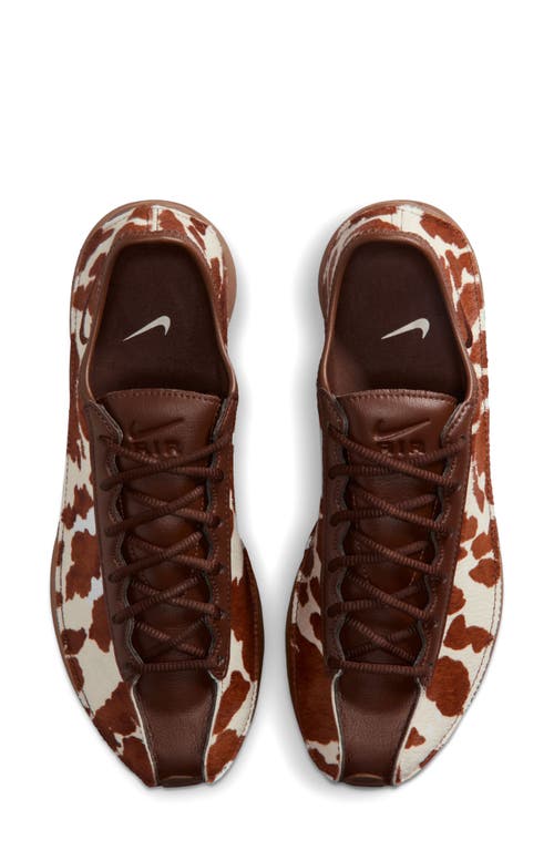 Nike Air Superfly Genuine Calf Hair Sneaker In Brown