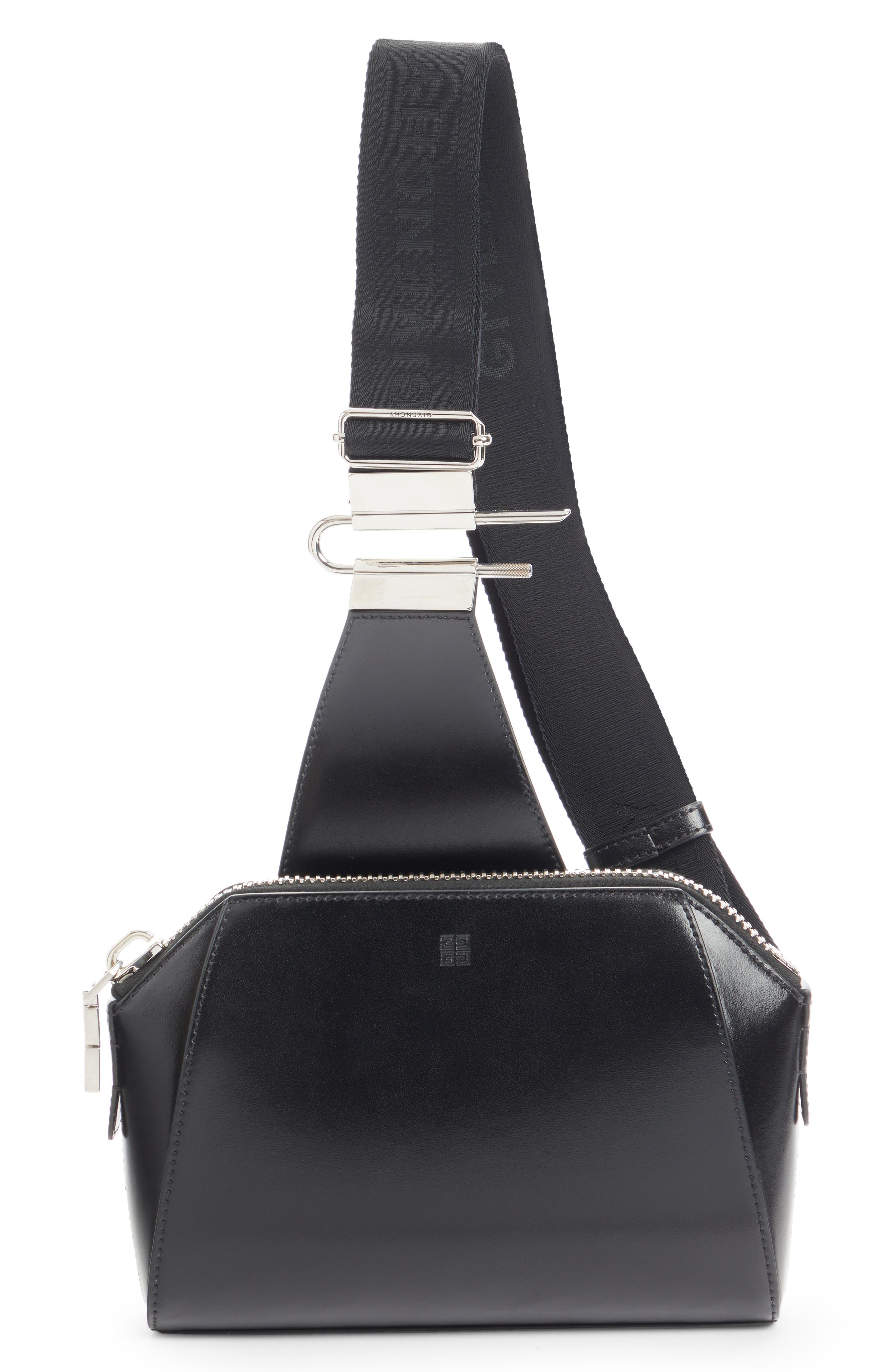 Givenchy Antigona Leather Crossbody Bag, Main, color, 