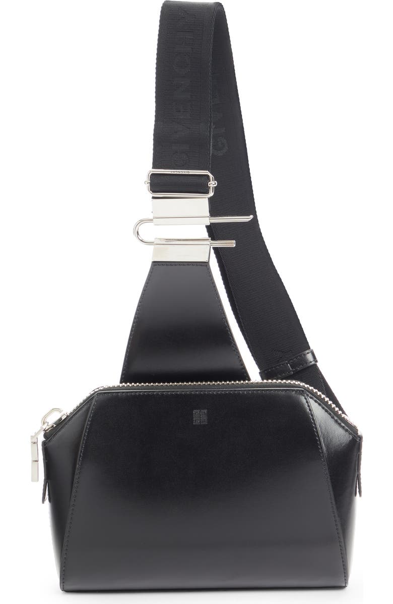 Givenchy Antigona Leather Crossbody Bag, Main, color,