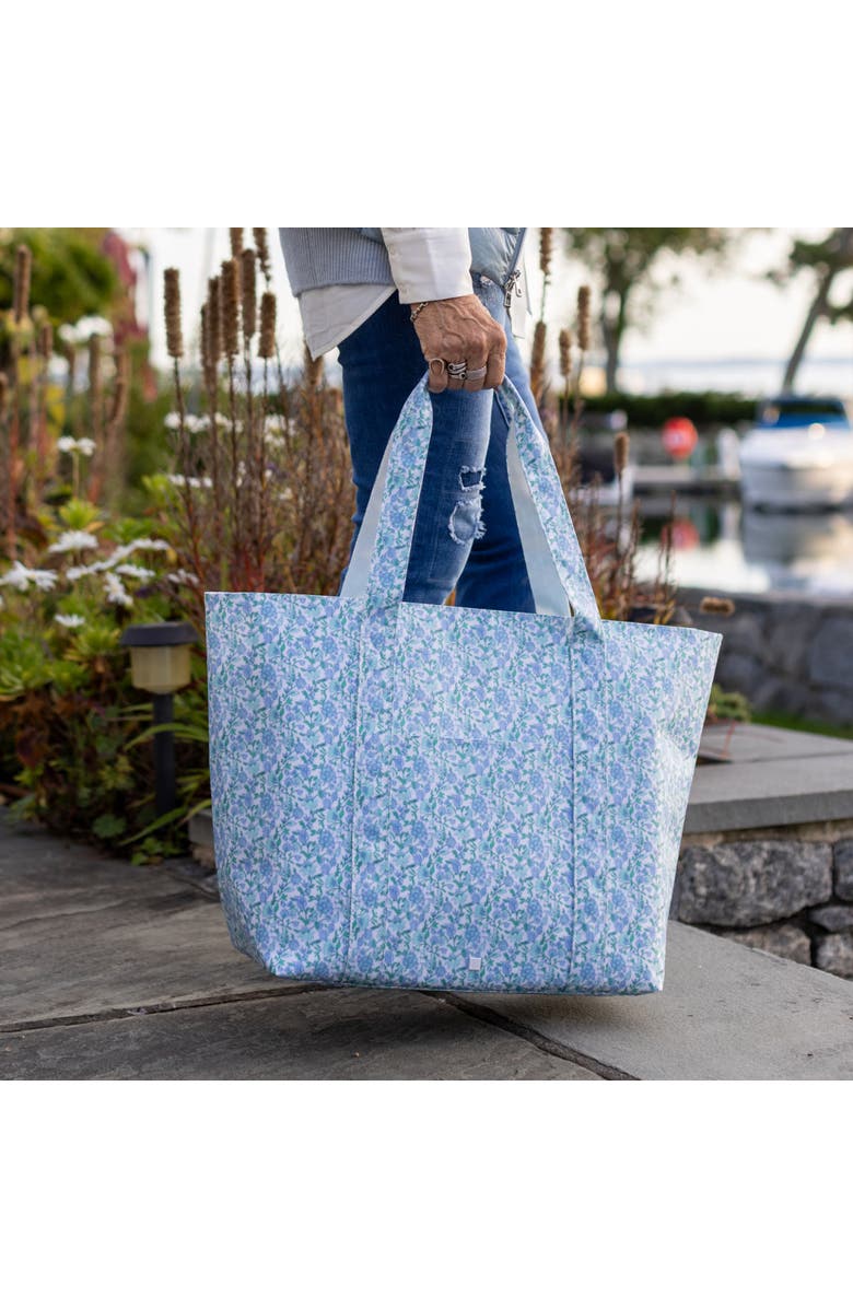 TRVL Design Hamptons Jumbo Tote, Alternate, color, Blue