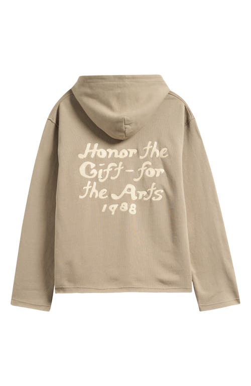 Honor The Gift Why Not Graphic Hoodie In Brown