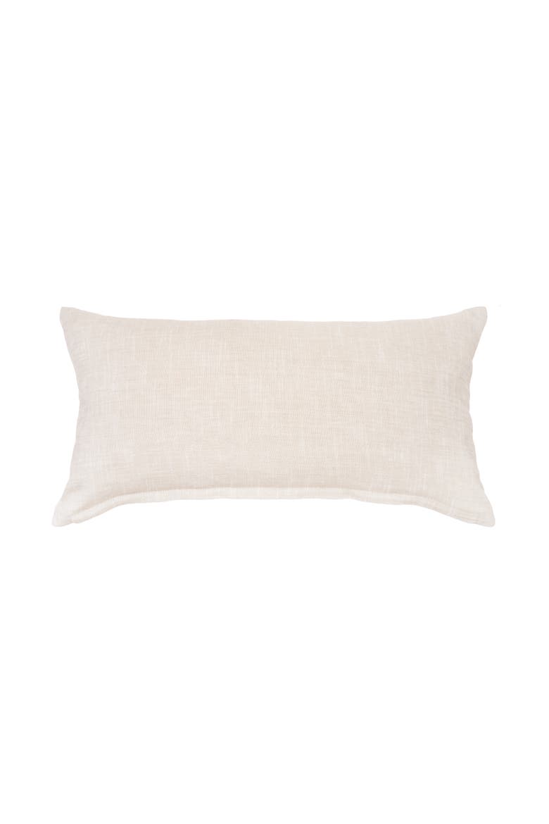 Easter White Bunny Bums w/ Tufted Tails Accent Pillow, 12" x 24", Alternate, color, Beige