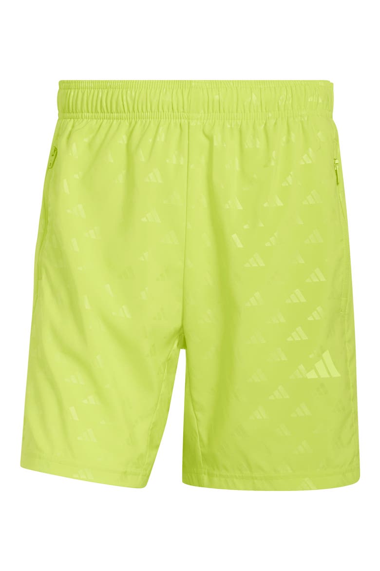 Workout Essentials Brandlove Climacool Woven Shorts, Alternate, color, SEMI SOLAR YELLOW