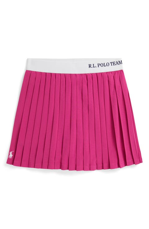 Kids' Polo Team Pleated Skirt (Big Kid)