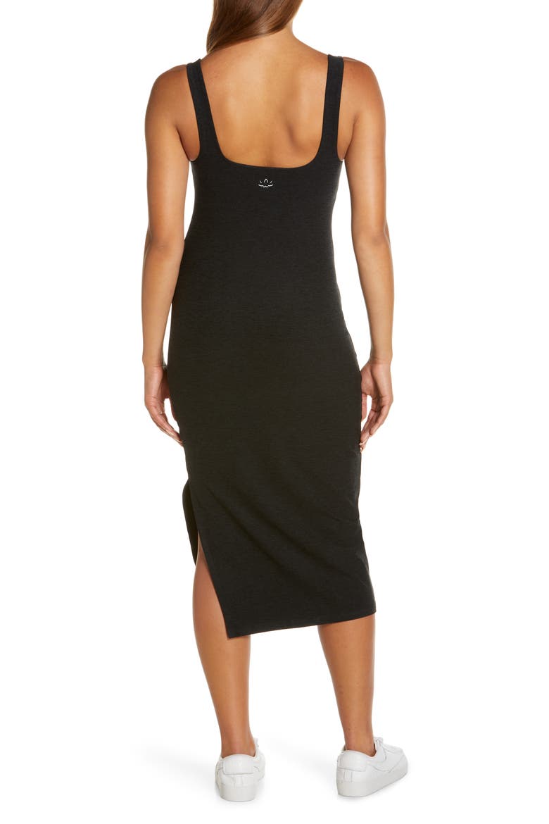 Icon Space Dye Midi Dress, Alternate, color, DARKEST NIGHT