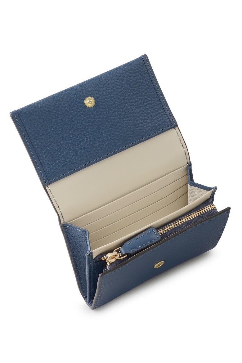 Alba Place Medium Flap Leather Wallet, Alternate, color, UTILITY