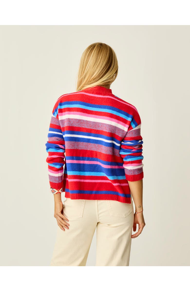 Carve Designs Olivia Plush Sweater, Alternate, color, Multistripe