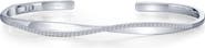 Lafonn Pavé Simulated Diamond Twisted Bangle Bracelet