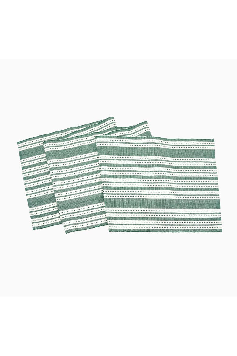Warner Emerald Dining Table Runner 14" x 72", Alternate, color, Green