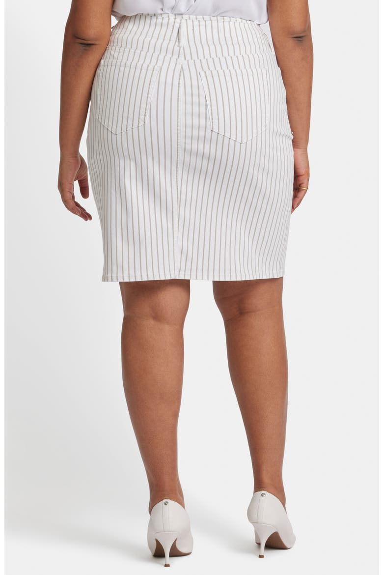 Hollywood Pencil Denim Skirt, Alternate, color, BEACH CRUISE STRIPE