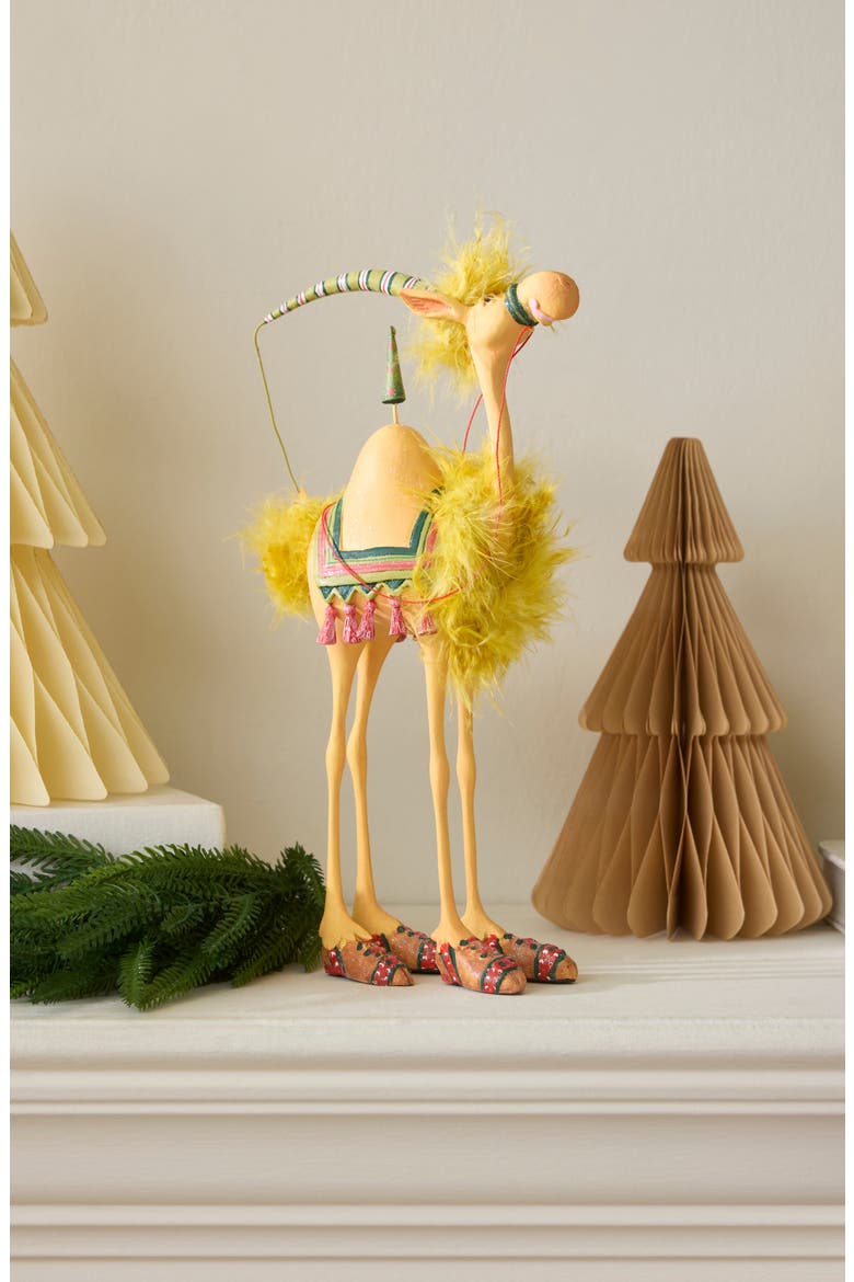 Patience Brewster Nativity Camel Ornament, Alternate, color, YELLOW