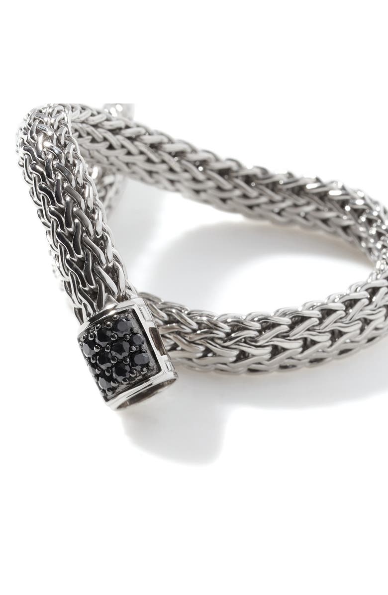 John Hardy Icon Bracelet, Sterling Silver, Pavé, 6.5mm, Alternate, color, 