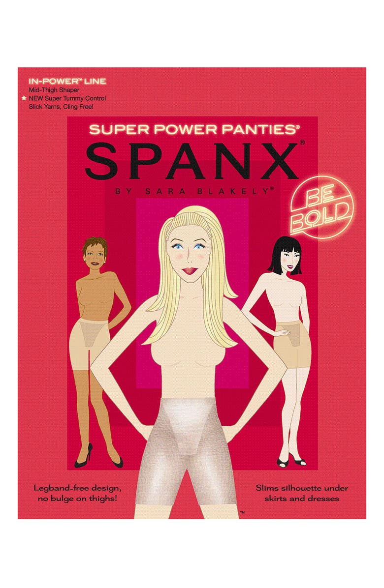 SPANX<sup>®</sup> 'In-Power Line' Super Power Panties Mid Thigh Shaper, Alternate, color, 