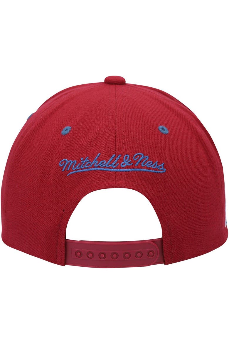 Men's Mitchell & Ness Burgundy Colorado Avalanche LOFI Pro Snapback Hat, Alternate, color, Maroon