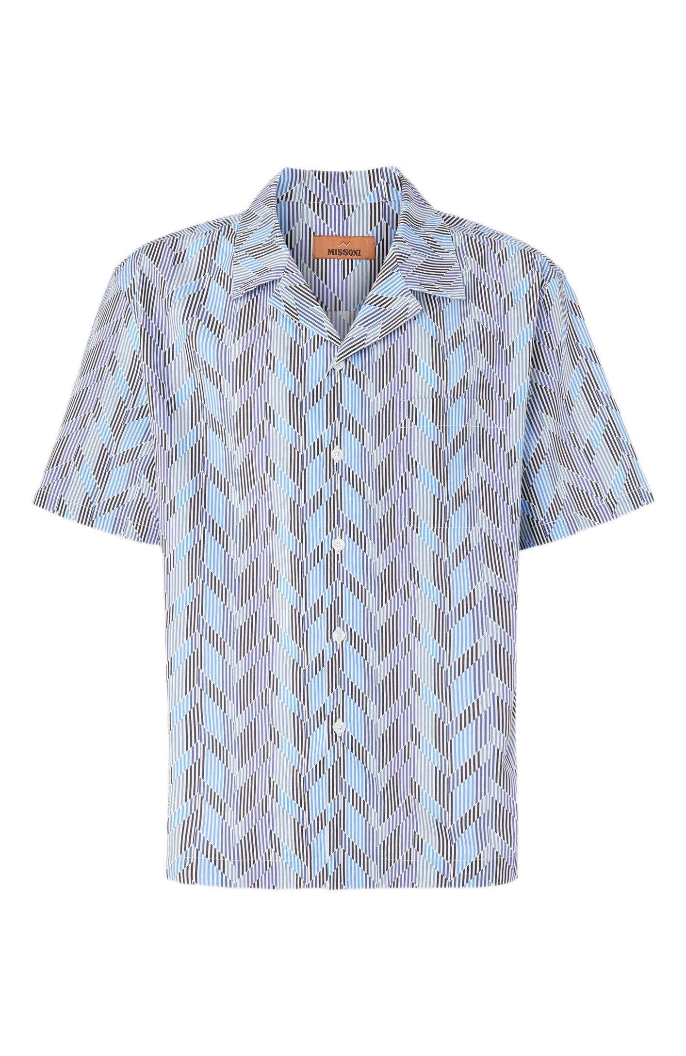 Bowling Shirt With Zigzag Pattern - image 4