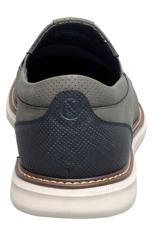 Nunn Bush Chase Moc Toe Loafer In Gray