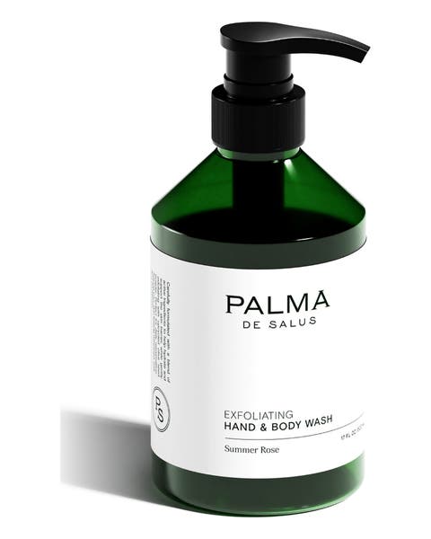 Plant-Based Exfoliating Hand & Body Wash Summer Rose