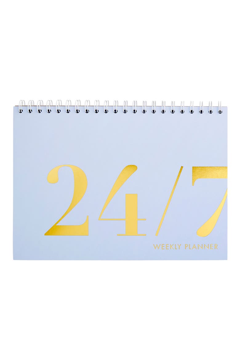 Time is Now Weekly Planner, Main, color, SOFT BLUE