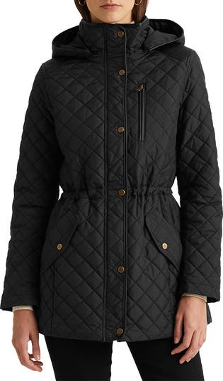 Ralph lauren quilted hooded sweatshirt best sale