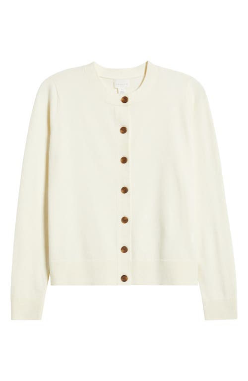 CASLON CASLON® CLASSIC CREWNECK CARDIGAN