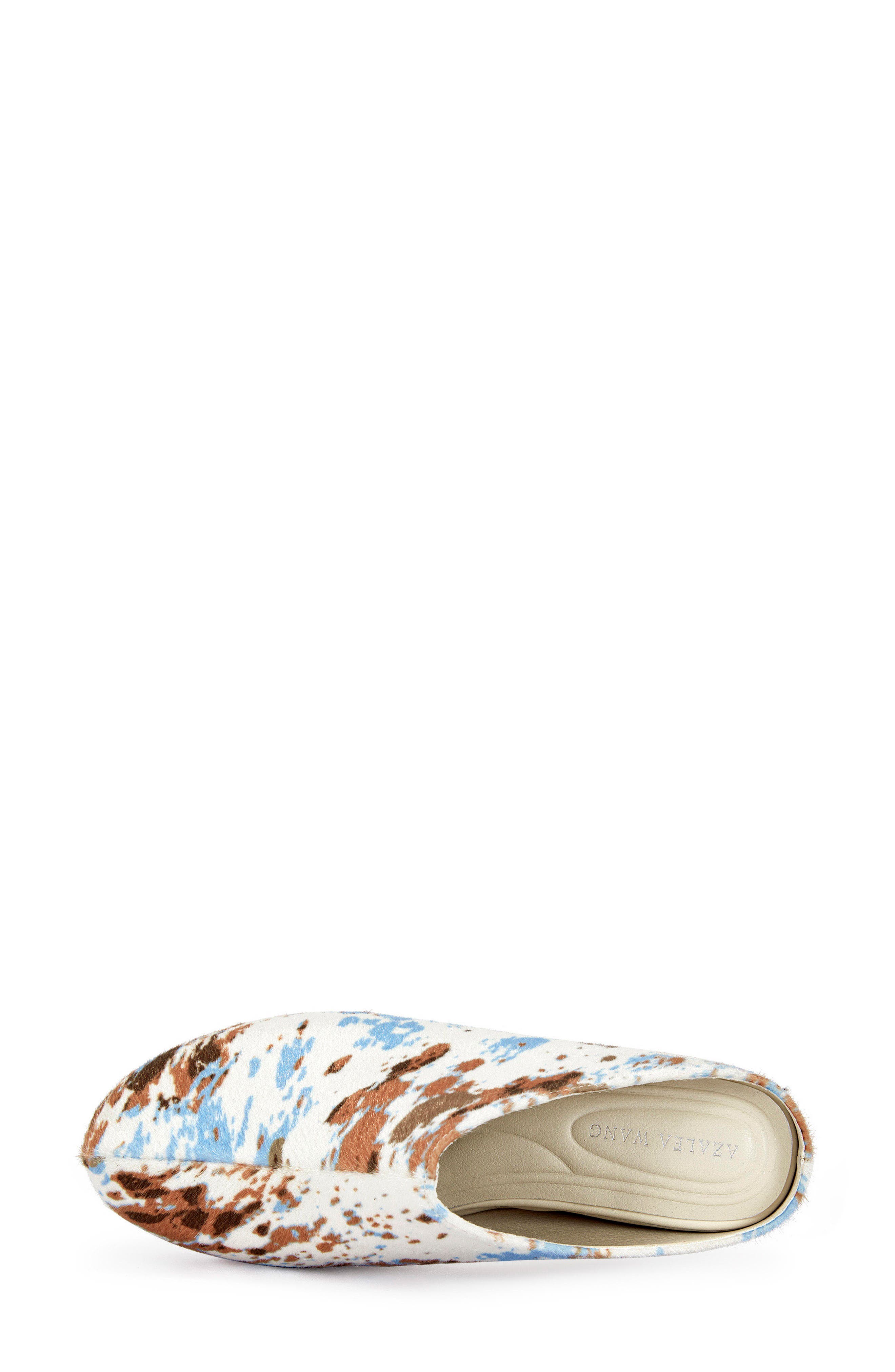 AZALEA WANG Darwin Faux Calf Hair Clog, Alternate, color, 