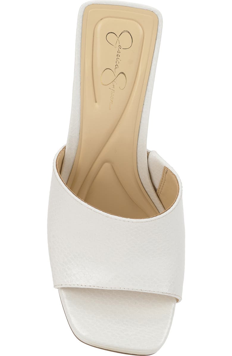 Jessica Simpson Azelica Platform Slide Sandal, Alternate, color, Bright White