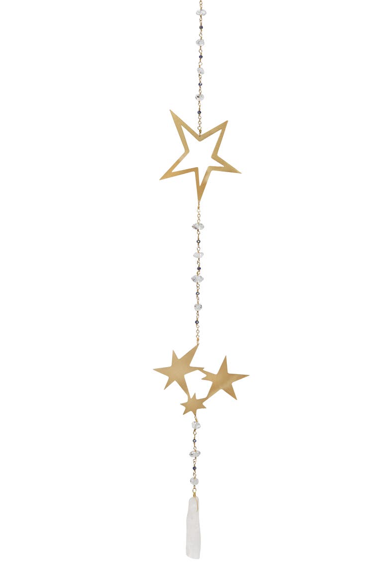 Crystal Star Wall Hanging, Alternate, color, GOLD