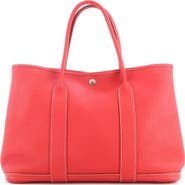 Pre-Owned Hermes Garden Party Tote Leather 36