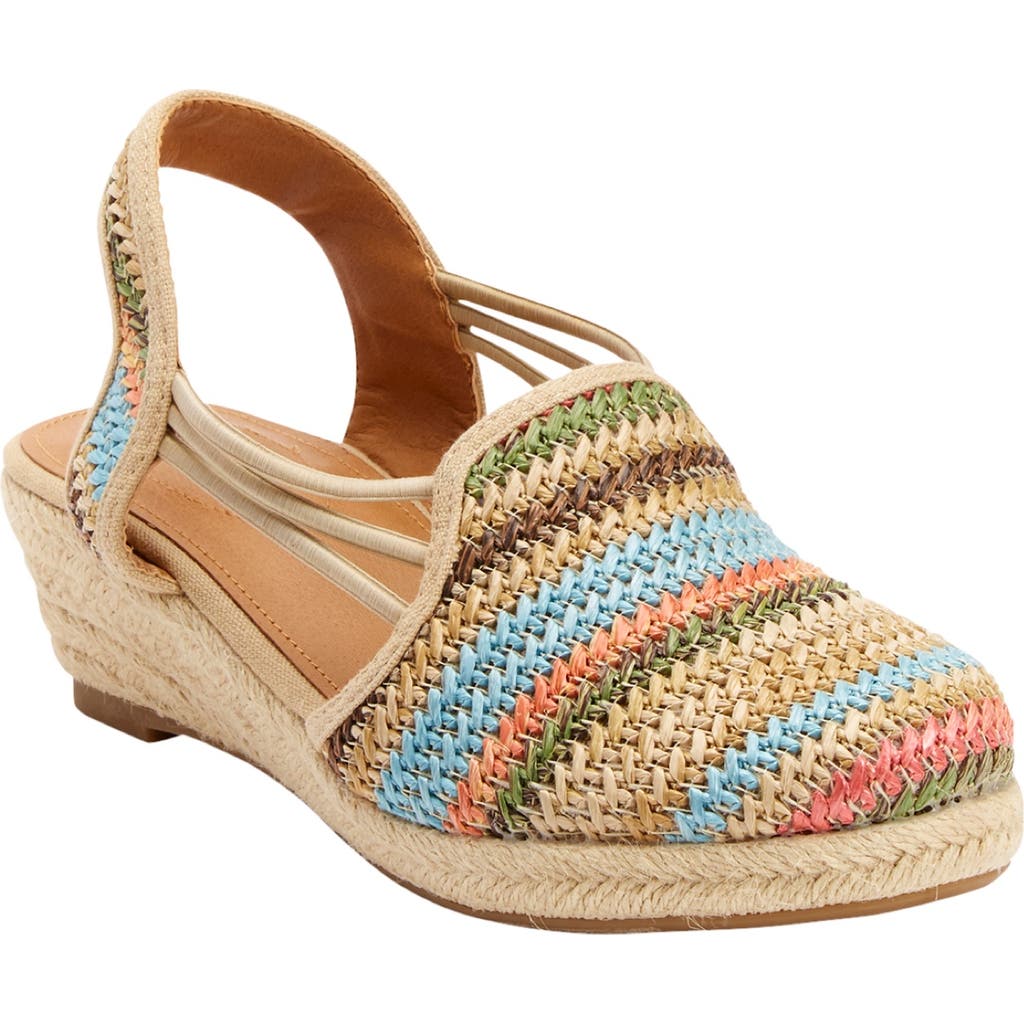 Comfortview The Clea Espadrille In Brown