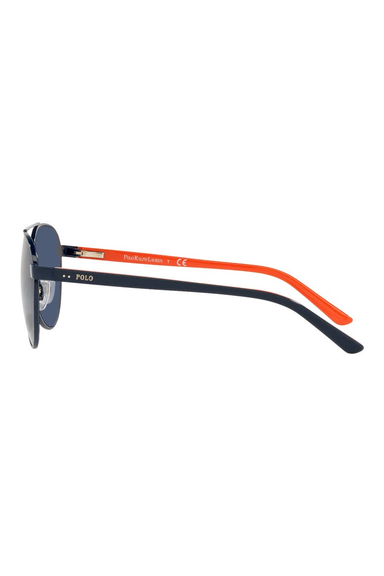 51mm Aviator Sunglasses, Alternate, color, NAVY
