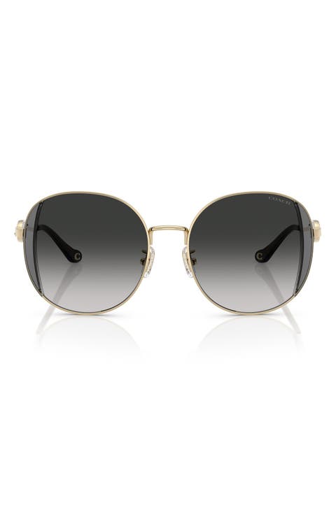 54mm Gradient Round Sunglasses