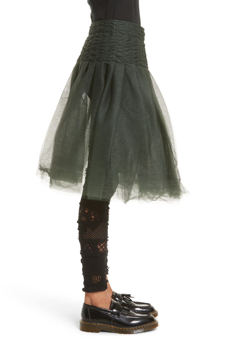 Tulle Skirt, Alternate, color, KHAKI