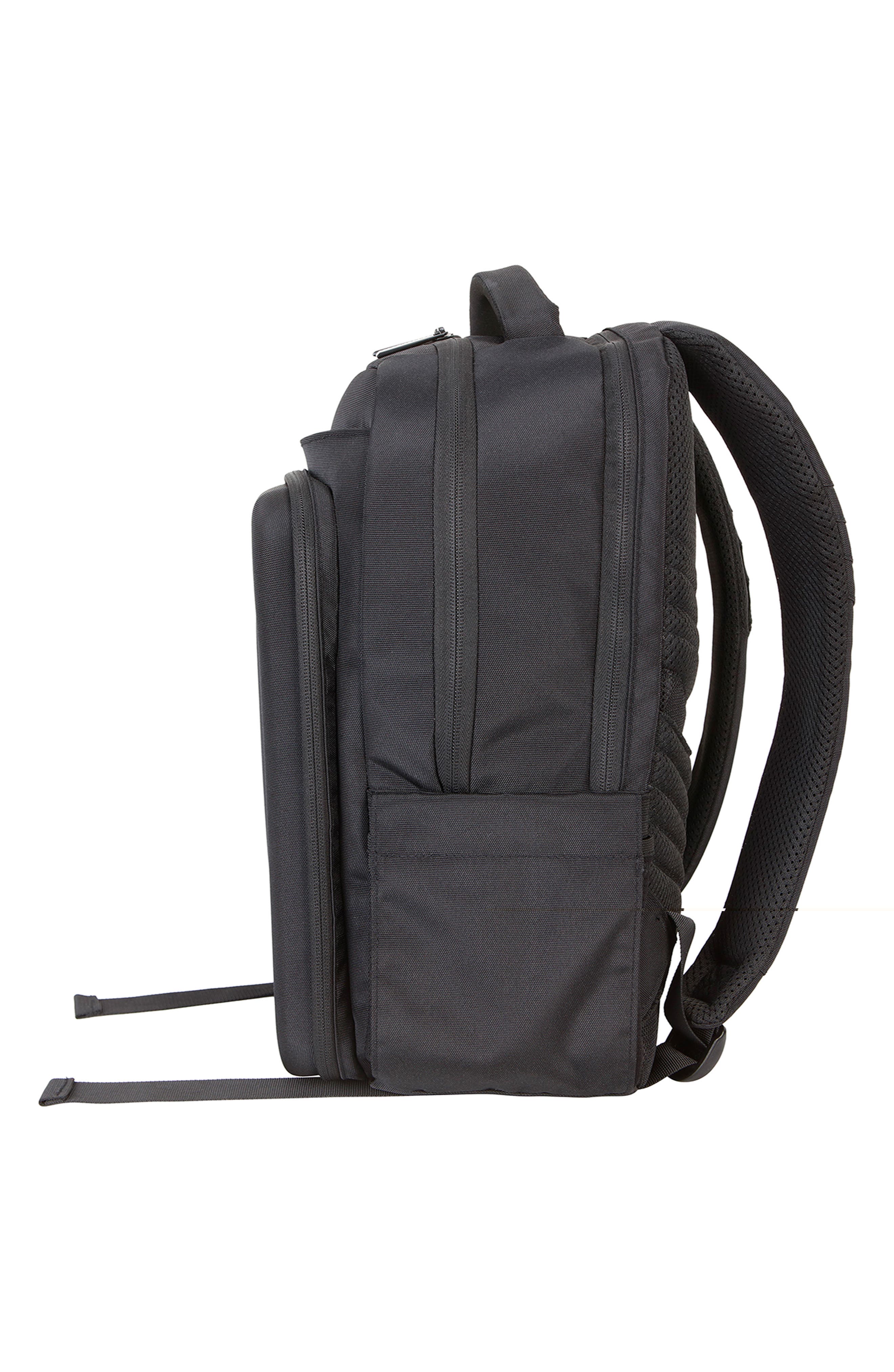 The Venturer Twill Backpack, Alternate, color, BLACK
