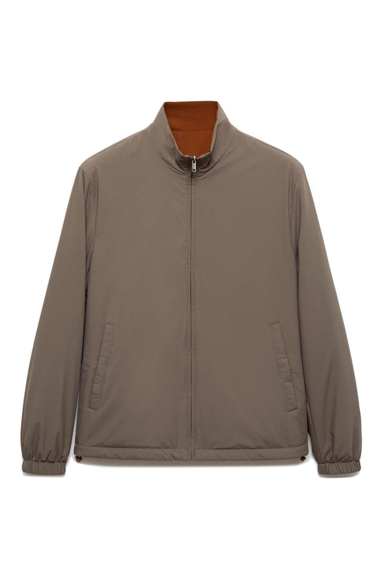 Water Repellent Reversible Jacket, Alternate, color, KHAKI