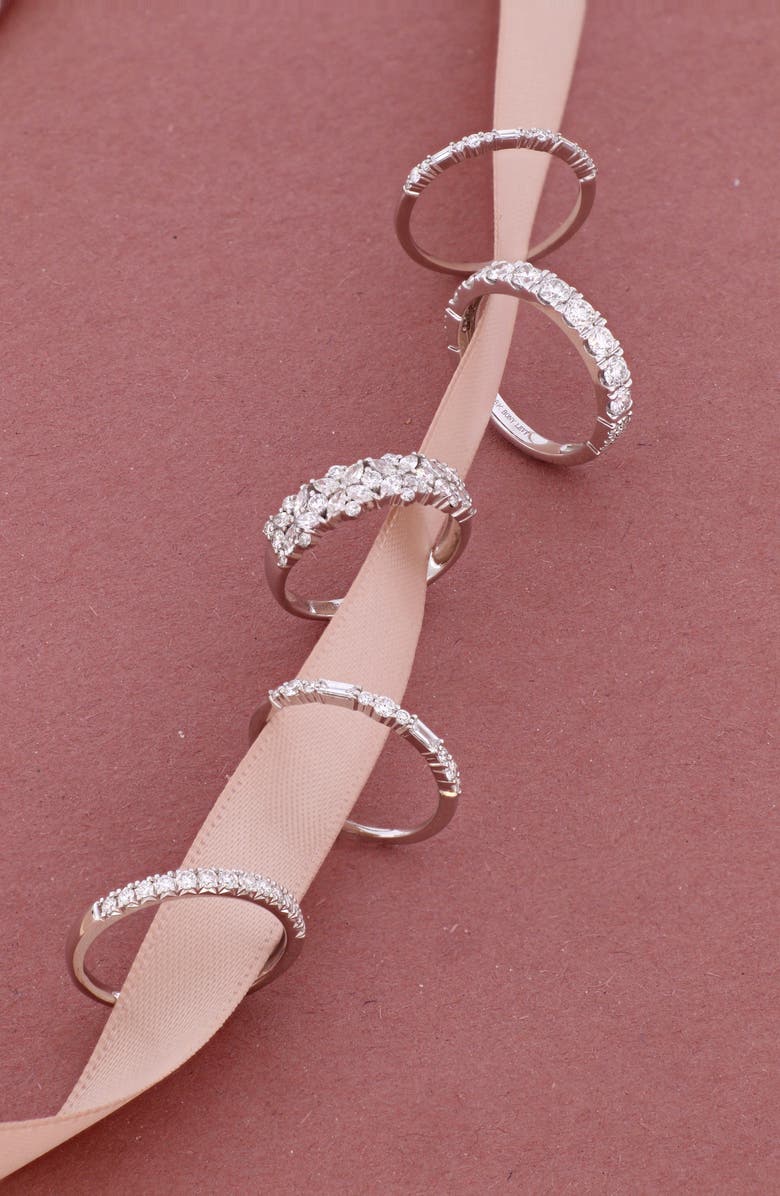 Bony Levy Floral Diamond Ring, Alternate, color, 18K White Gold